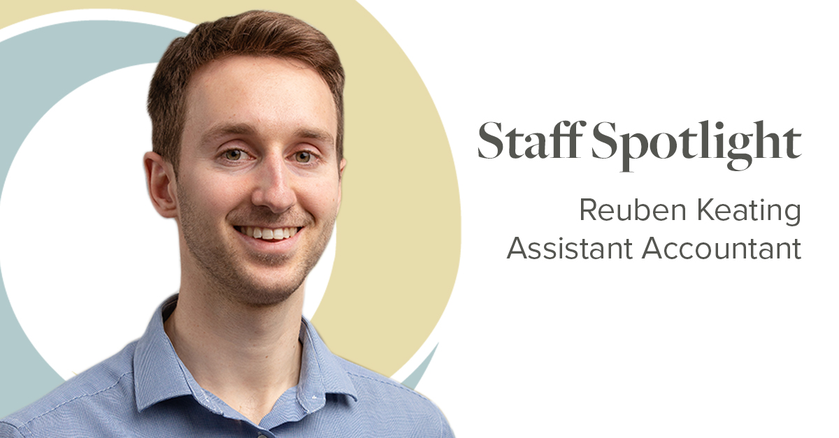 Staff Spotlight Reuben Keating Assistant Accountant